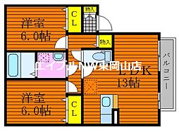 パストラーレ　Ａ 2階
