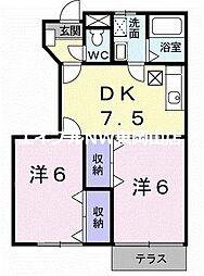 リヴィエール・プレッソＫ　Ａ 1階