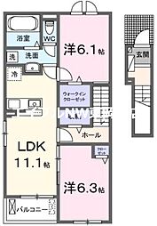 ネオグレイスさい 2階