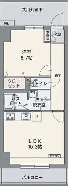 コルディエラ 1002｜静岡県沼津市大手町4丁目(賃貸マンション1LDK・10階・42.75㎡)の写真 その2