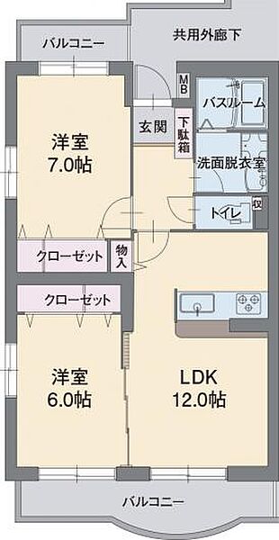 同じ建物の物件間取り写真 - ID:222016586419