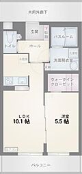 間取図画像 1LDK