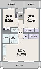 物件の間取り