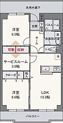 物件の間取り