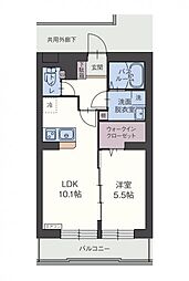 リベルダーデ 1LDKの間取図画像