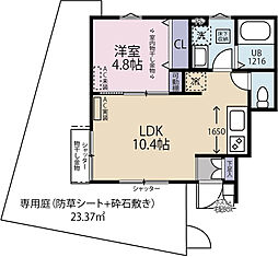 Lepoa Talo 1LDKの間取図画像