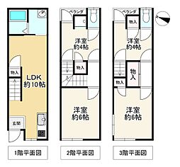 JR大阪環状線 弁天町駅 徒歩7分 4LDKの間取り