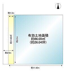 大阪府大阪市生野区桃谷4丁目の土地画像