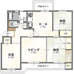 間取図画像 3LDK