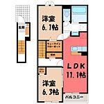 鹿沼市上殿町 2階建 新築のイメージ