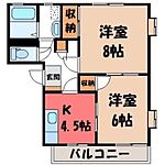 宇都宮市江曽島4丁目 2階建 築32年のイメージ