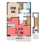 真岡市下高間木1丁目 2階建 築16年のイメージ