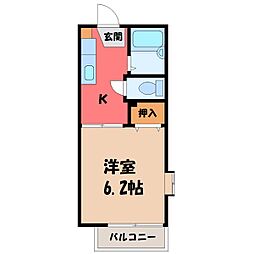 ビューティーナンバーワン A棟 2階/-