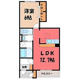 間取図画像 1LDK
