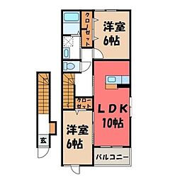 サンシャイン B 2階