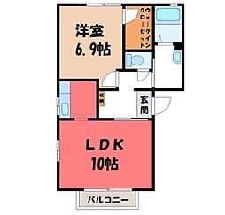間取図画像 1LDK