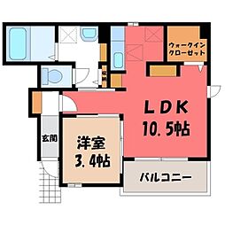 間取図画像 1LDK