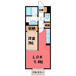 間取図画像 1LDK