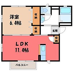 ツインテラス 2階/-