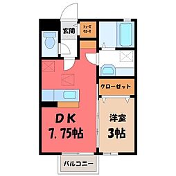 間取図画像 1DK