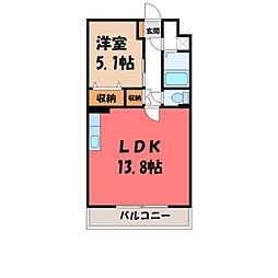 間取図画像 1LDK