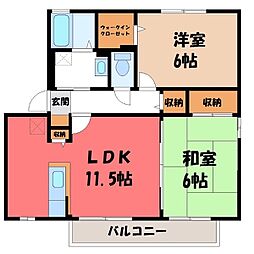 ヴェル・ソール B 2階/-