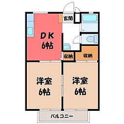横塚ハイツ B 1階/-