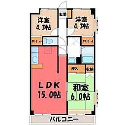 グランエスポワール 3LDKの間取図画像