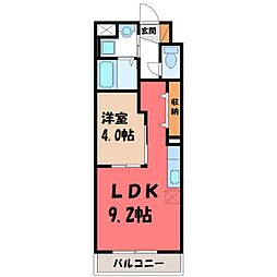 アーバンプレイス 1LDKの間取図画像