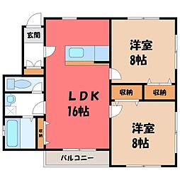 センタービレッジ エス 2階/-