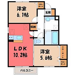 フォーゲルテラス グリューン II 1階/-