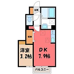 フォーゲルテラス ブラウ II 1階/-