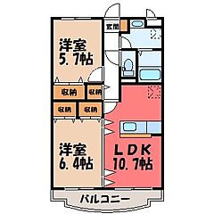 物件の間取り