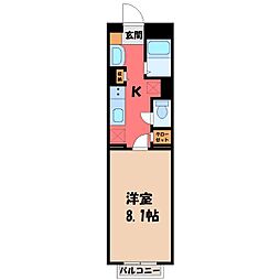 IRMS 1Kの間取図画像