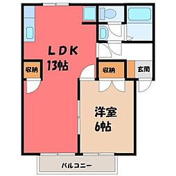 セジュールパルテール B 1階/-