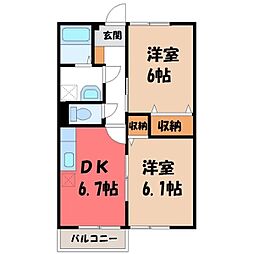 パステルコート III 2階/-