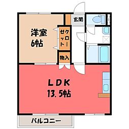 ペティーナ B棟 2階/-
