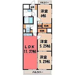 物件の間取り