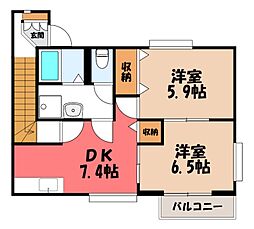 プロムナード 伍番館 2階/-
