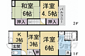 京都市山科区椥辻草海道町 2階建 築40年のイメージ