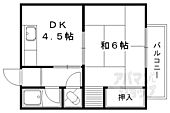 京都市山科区大宅関生町 2階建 築40年のイメージ