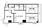 向日市物集女町坂本 3階建 築42年のイメージ