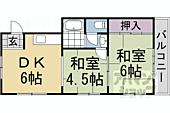 京都市山科区竹鼻竹ノ街道町 4階建 築48年のイメージ