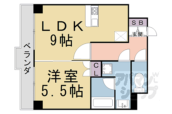 同じ建物の物件間取り写真 - ID:226063952933