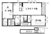 京都市山科区北花山大林町 2階建 築9年のイメージ