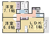 長岡京市粟生田内 2階建 築5年のイメージ
