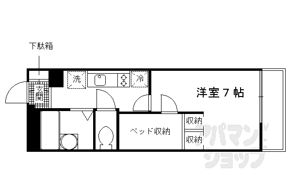 同じ建物の物件間取り写真 - ID:226066301135