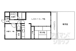 Ｃａｓａ　Ｍｉｌａ 1階2LDKの間取り