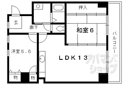 Ｔｗｉｎ’ｓ　Ｓｑｕａｒｅ　Ｅａｓｔ 2階2LDKの間取り
