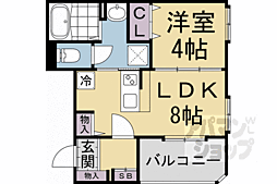 アールメゾン 3階1LDKの間取り